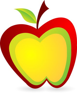 Apple logo clipart