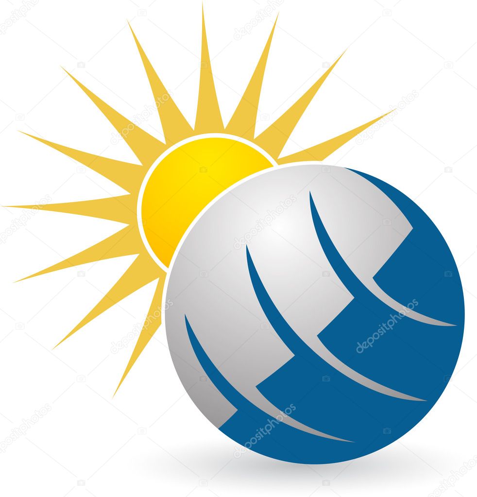 Globe sun logo