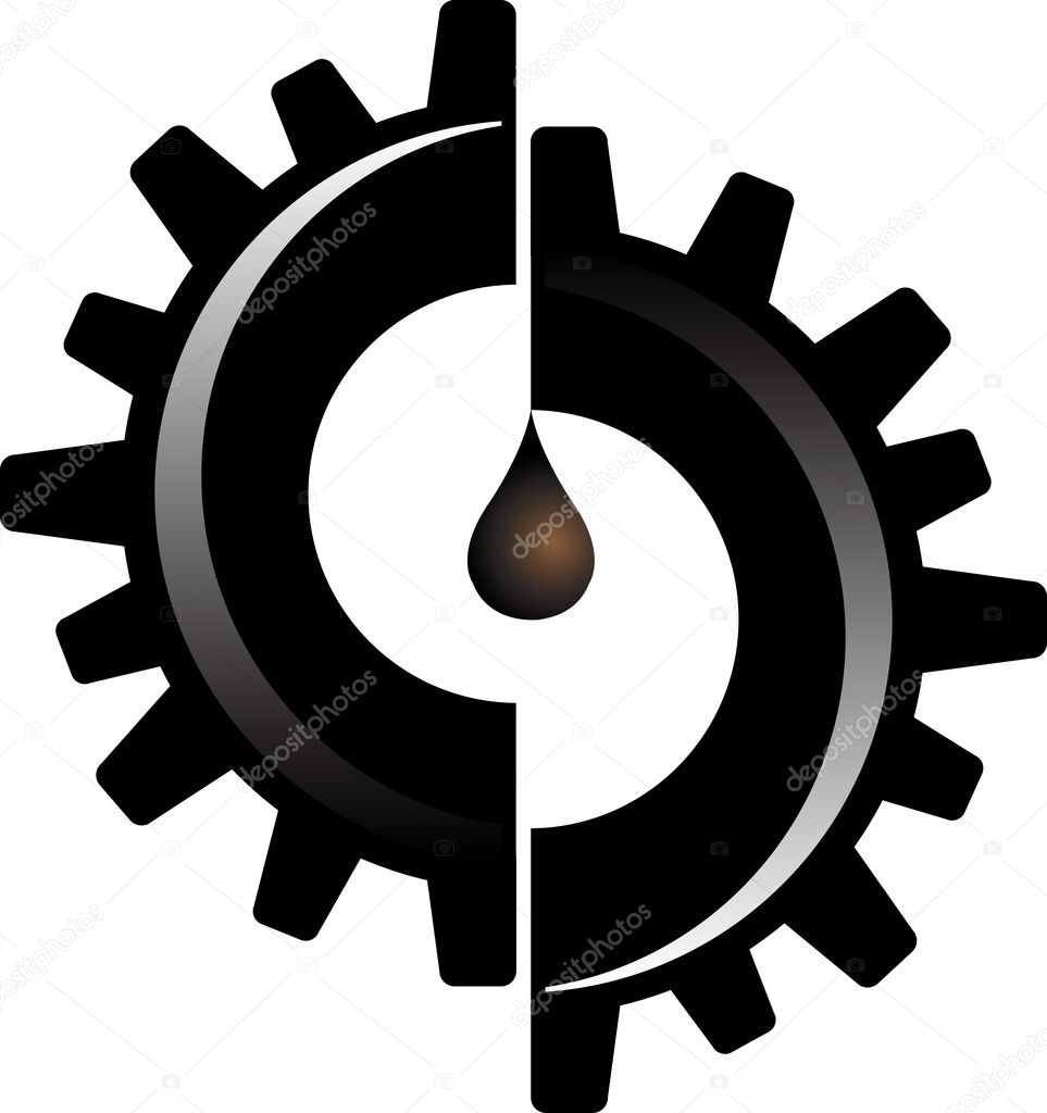 Gear oil logo