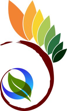 Leaf logo clipart