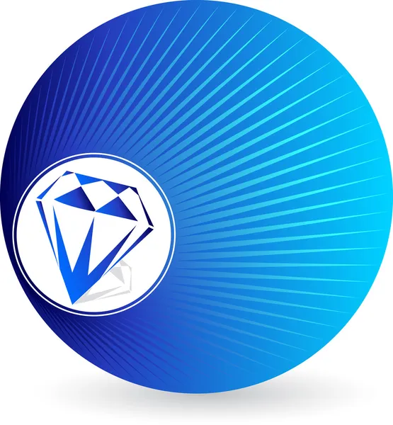 Diamond logo — Stock Vector