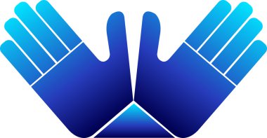 Hand logo clipart