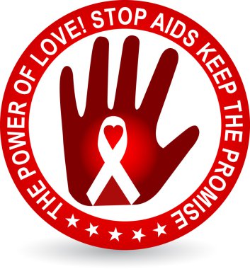 Stop aids logo clipart