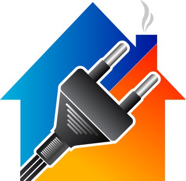 Home electrical plug clipart