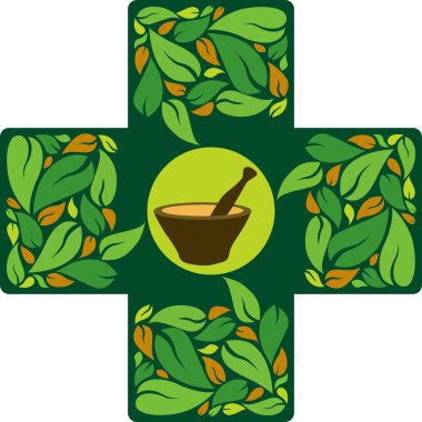 Herbal clinic clipart