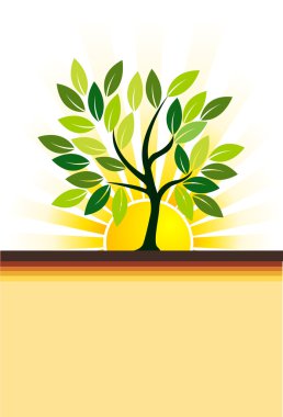 Growth tree clipart