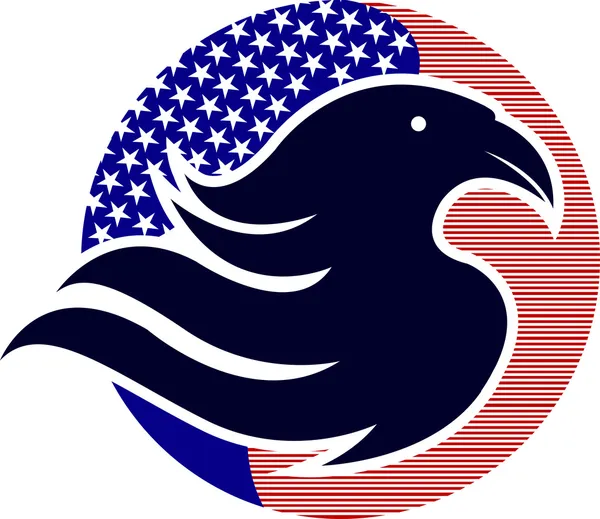 Amerikanischer Adler — Stockvektor