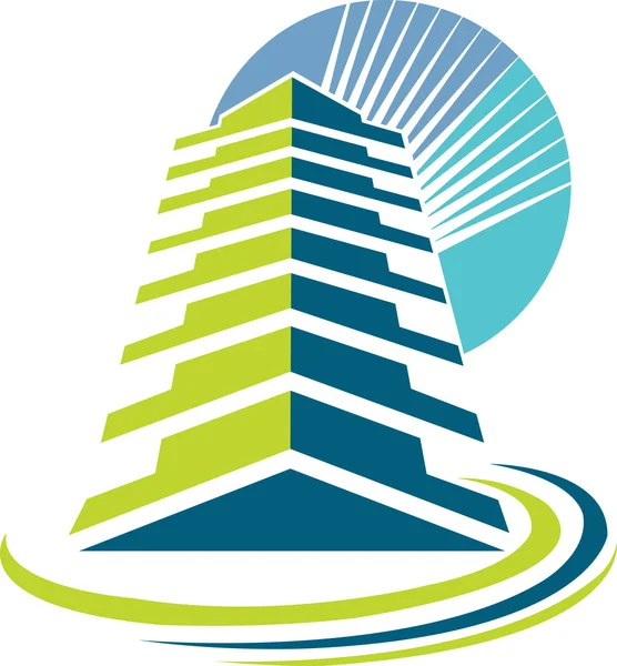 Logo du bâtiment — Image vectorielle