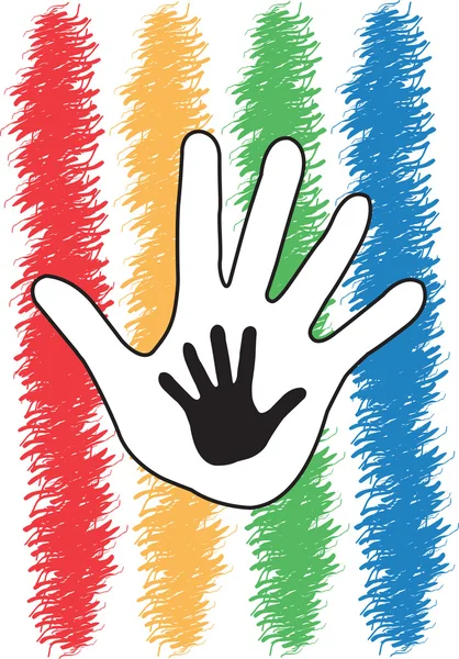 Logo rąk — Wektor stockowy
