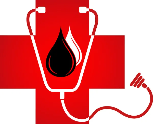 Logo sanguin — Image vectorielle