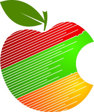 Apple logo clipart