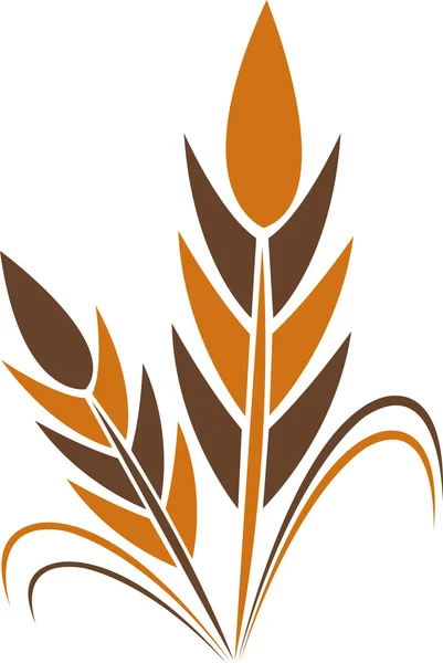 Logo pšenice — Stockový vektor