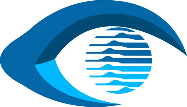 Logotipo do olho — Vetor de Stock