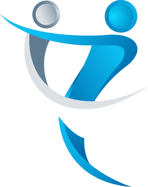 Logo van de familie — Stockvector