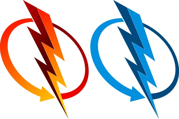 Logo de energía — Vector de stock