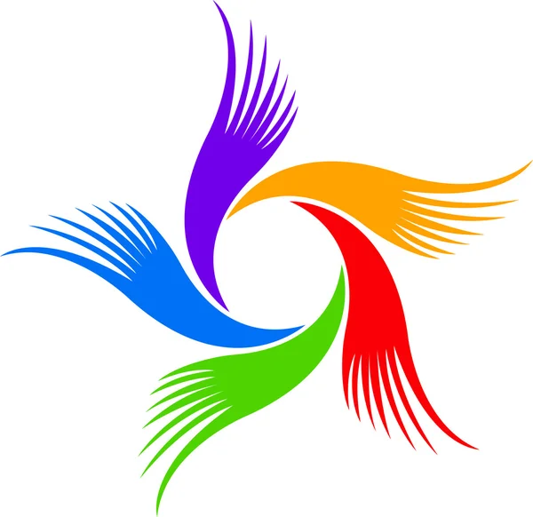 Swirl logo — Stock Vector