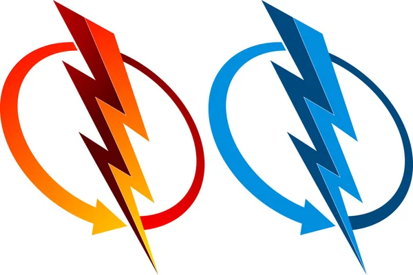 Power logo — Stock Vector