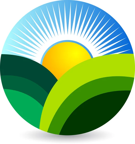 Logotipo da natureza — Vetor de Stock