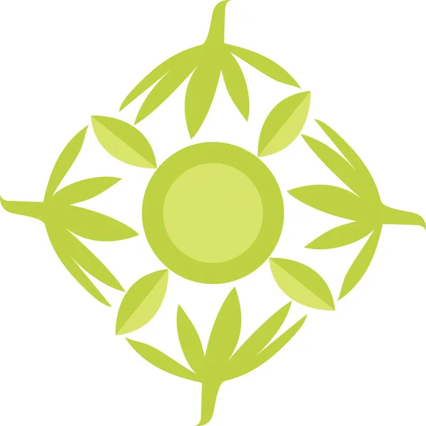 Logo des feuilles — Image vectorielle
