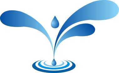 Water drops clipart