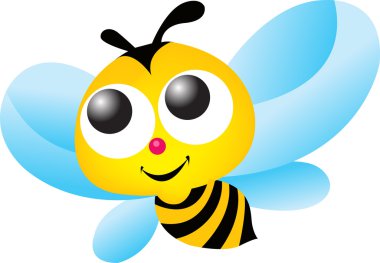 Bee logo clipart