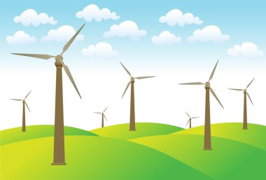 Wind mill clipart