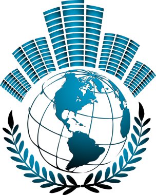 Global building clipart