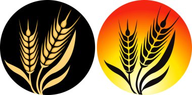 Wheat logo clipart