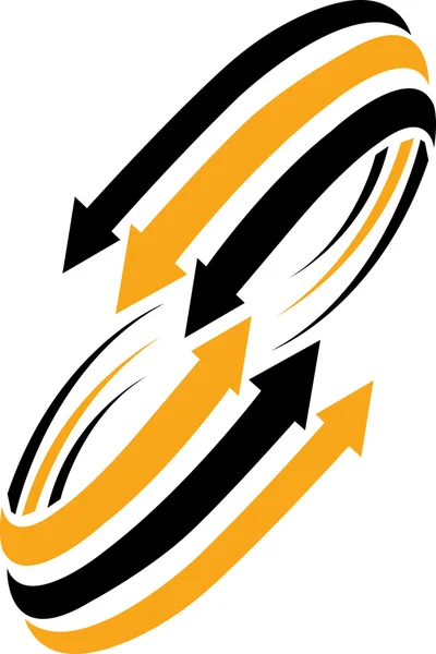 Стрілки логотип — стоковий вектор