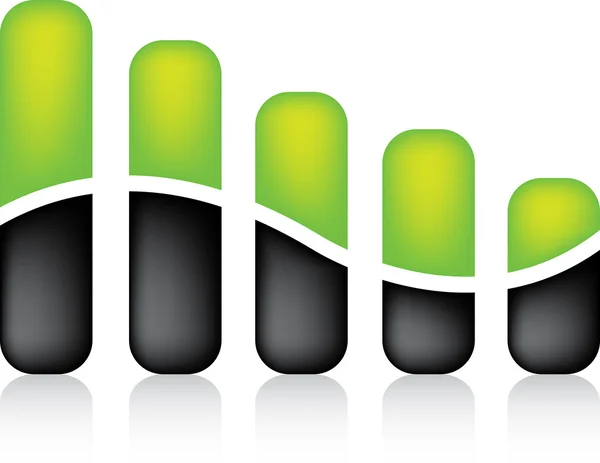 Kromme logo — Stockvector