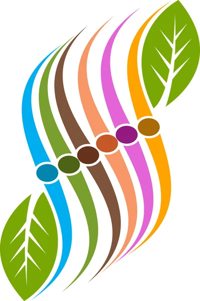 Logo de la hoja — Archivo Imágenes Vectoriales