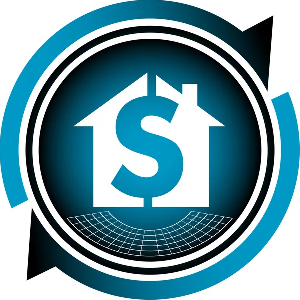 Σπίτι Δολάριο — Διανυσματικό Αρχείο