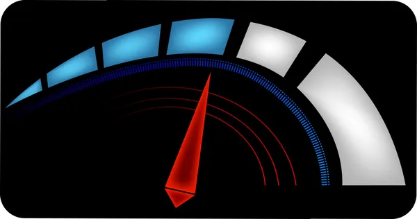 Logo du compteur de vitesse — Image vectorielle