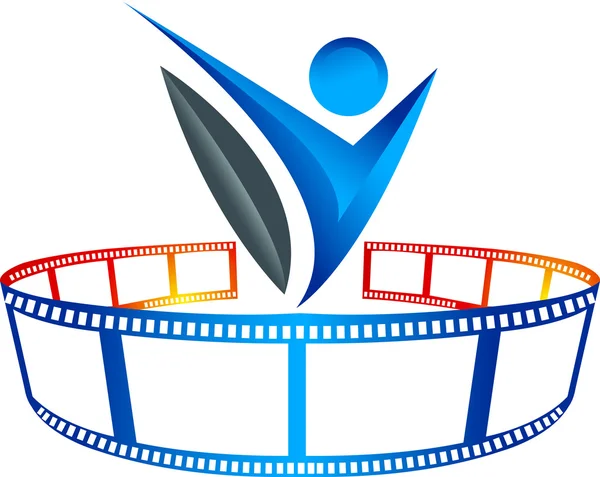 Film logotyp — Stock vektor