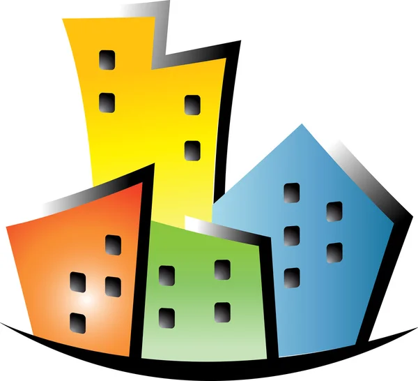 Logotipo do edifício —  Vetores de Stock