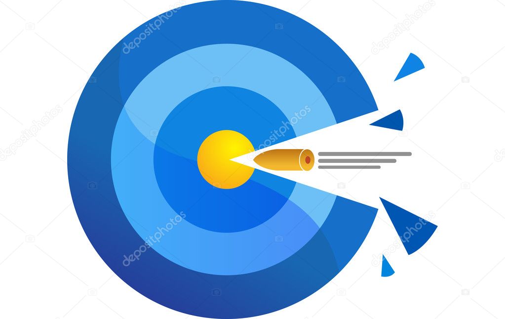 Accuracy target bullet