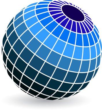 Globe shape clipart