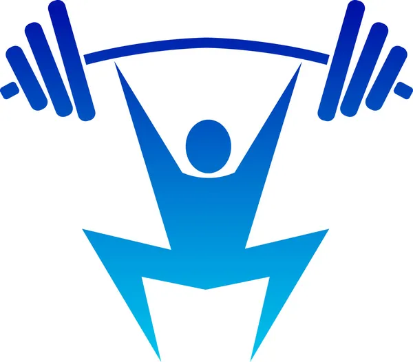 Logo palestra — Vettoriale Stock