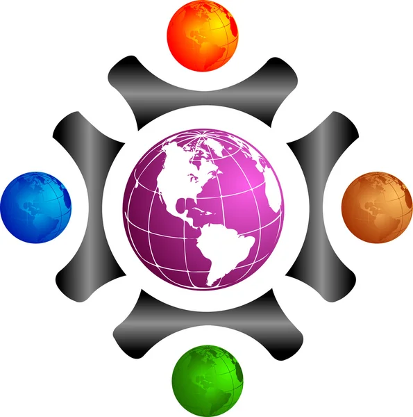 Globe- logo – Stock-vektor