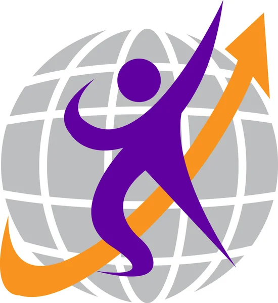 Globe logo — Stockvector