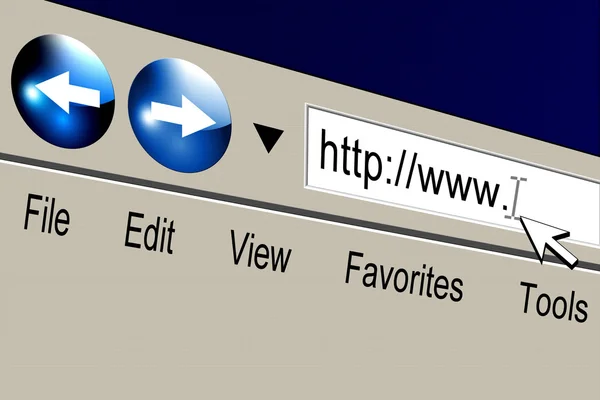 stock image Internet browser