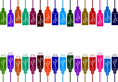 Usb hubs clipart