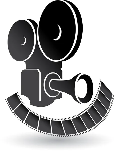 Логотип фотоапарата та плівки — стоковий вектор