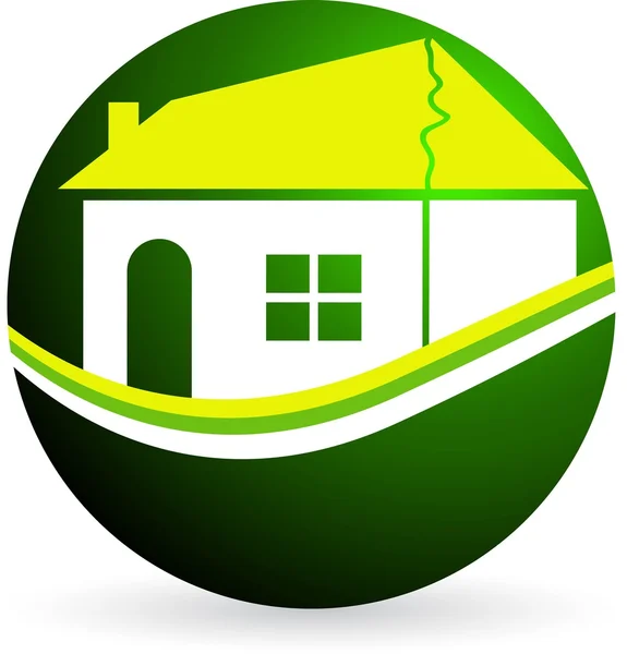 Logo maison — Image vectorielle