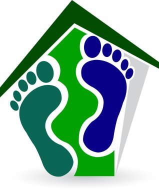 Foot home clipart