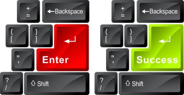 Computer key board clipart