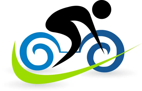 Cykel-logotypen — Stock vektor