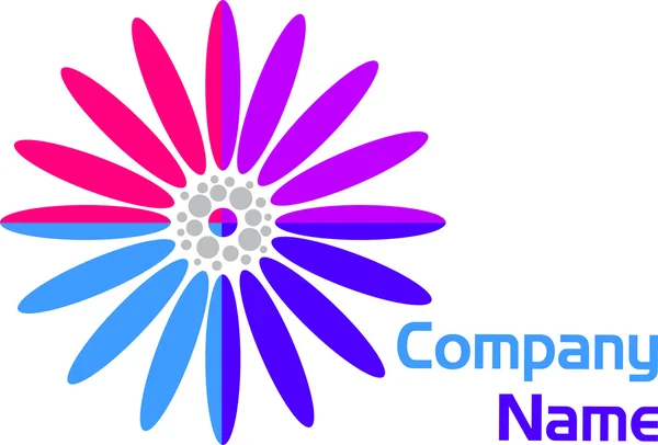 Logo de fleur — Image vectorielle