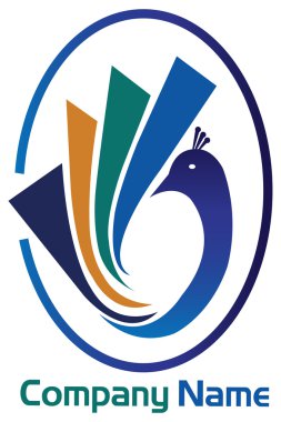 Peacock logo clipart