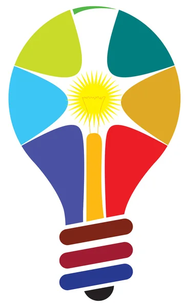 ランプのロゴ — ストックベクタ